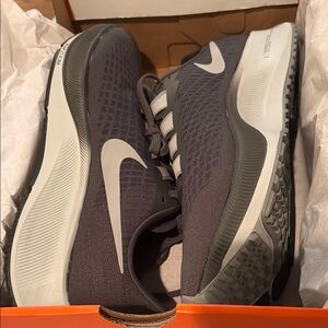 Nike Charcoal and White Athletic Sneakers